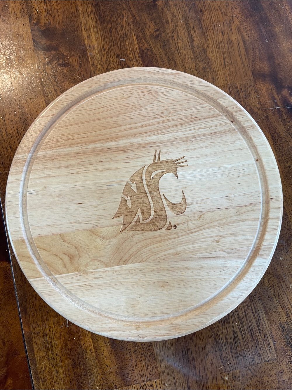 WSU cheese board set. Go Cougs!